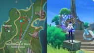 Go to the West Slopes of Mont Automnequi (Image via HoYoverse)